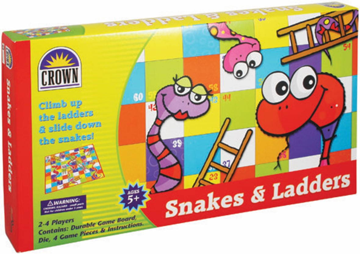 GAME CROWN SNAKES & LADDER
