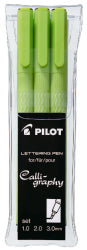PEN PILOT LETTERING ASST POINTS BLACK WLT3