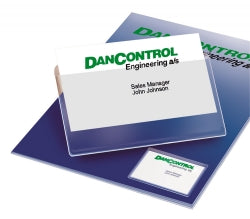 BUSINESS CARD POCKET 3L 95X60MM LONG SIDE OPENING PK10