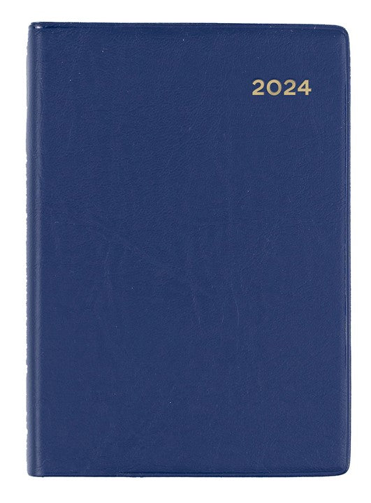 DIARY 2024 COLLINS BELMONT A7 337.V59 PVC POCKET WTV NAVY