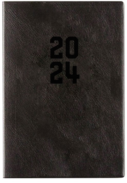 PLANNER 2024 CUMBERLAND 212X151MM MTV BLACK