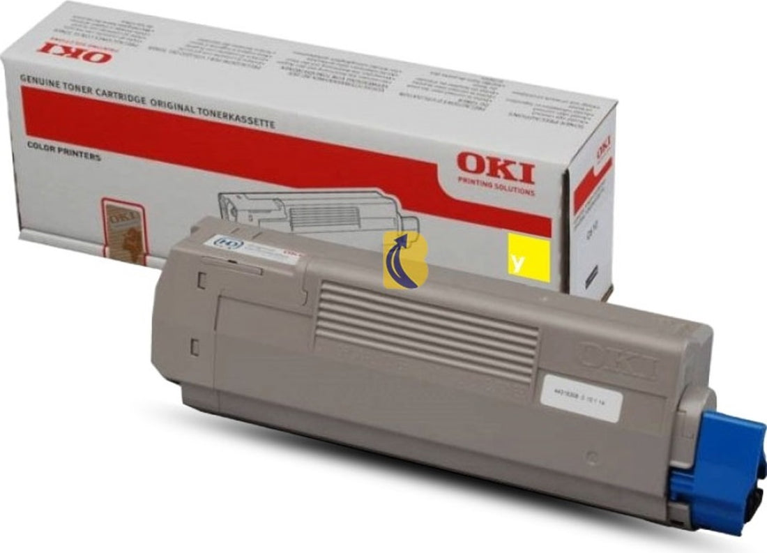 Genuine OKI MC860 44059237 Yellow Toner Cartridge 10,000 Print