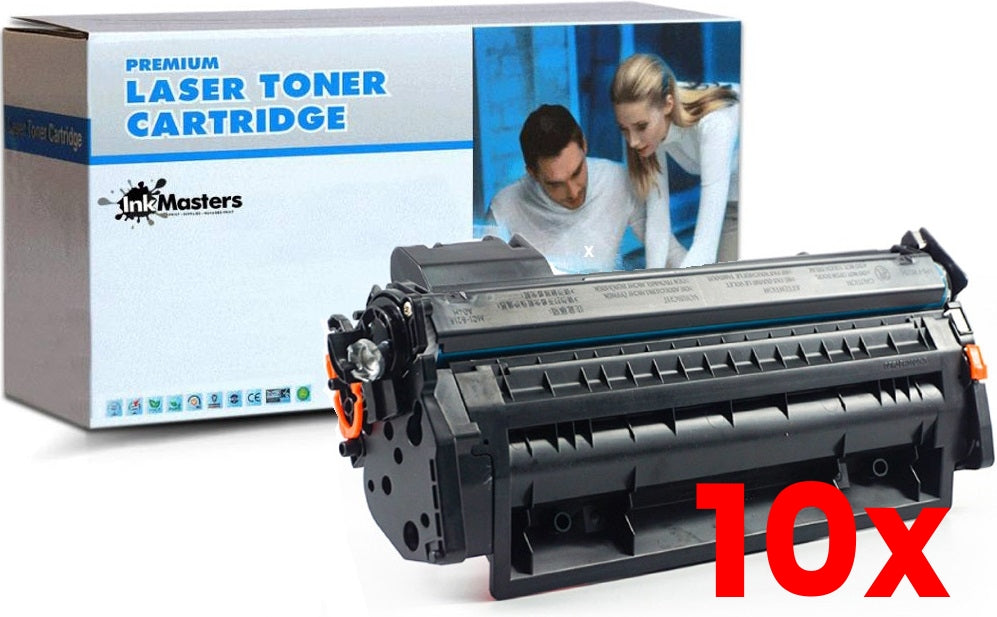 10 X HP 80X CF280X Black Toner Cartridge Compatible 6,900 Print