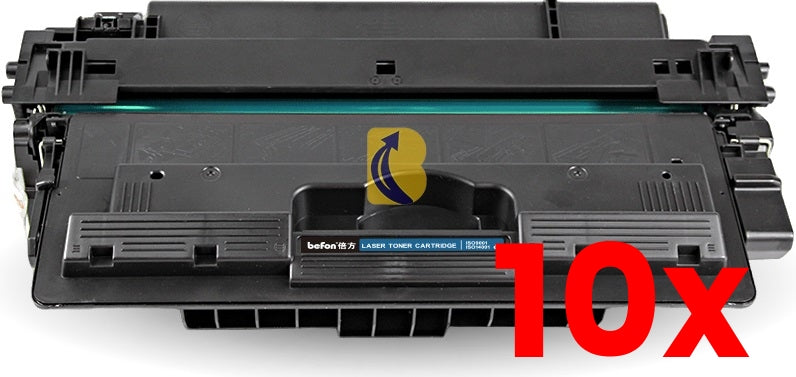 10 X HP 14X CF214X Compatible Black Toner Cartridge 17,500 Page
