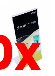 10 X Deflect-O Document Holder Slanted Single Sided DL Portrait 45201