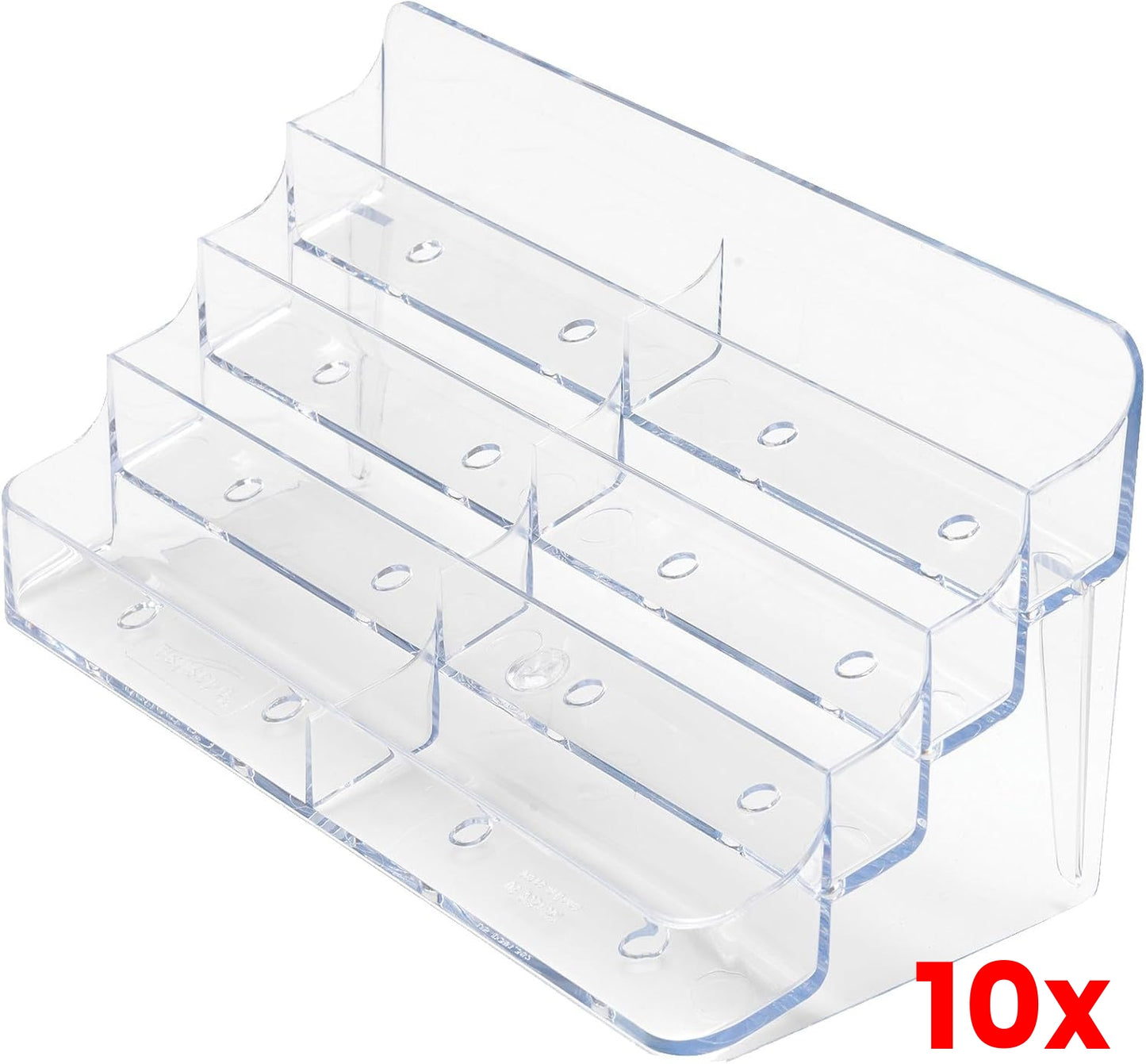 10 X Deflect-O Business Card Holder F/S 8 Pocket 70801