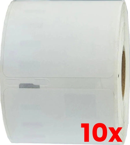 10 X Compatible Dymo SD99014 S0722430 54mm x 101mm White Shipping/Badge Thermal Ship Label Roll - 220 labels per roll