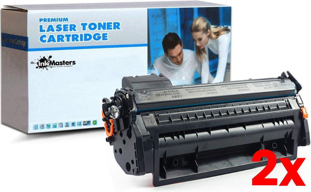 2 X HP 80X CF280X Black Toner Cartridge Compatible 6,900 Print
