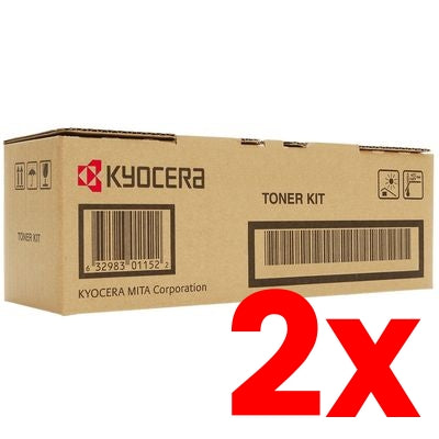 2 X Genuine Kyocera TK-7314 Black Toner Kit 15000 Page