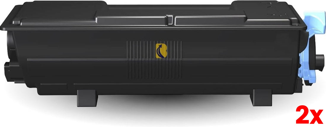 2 X Kyocera TK-3414 Black Compatible Toner Kit ECOSYS PA5000x 15,500 Print