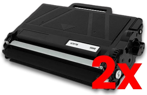 2 X Brother TN3470 Black Compatible Toner 12K Print Yield
