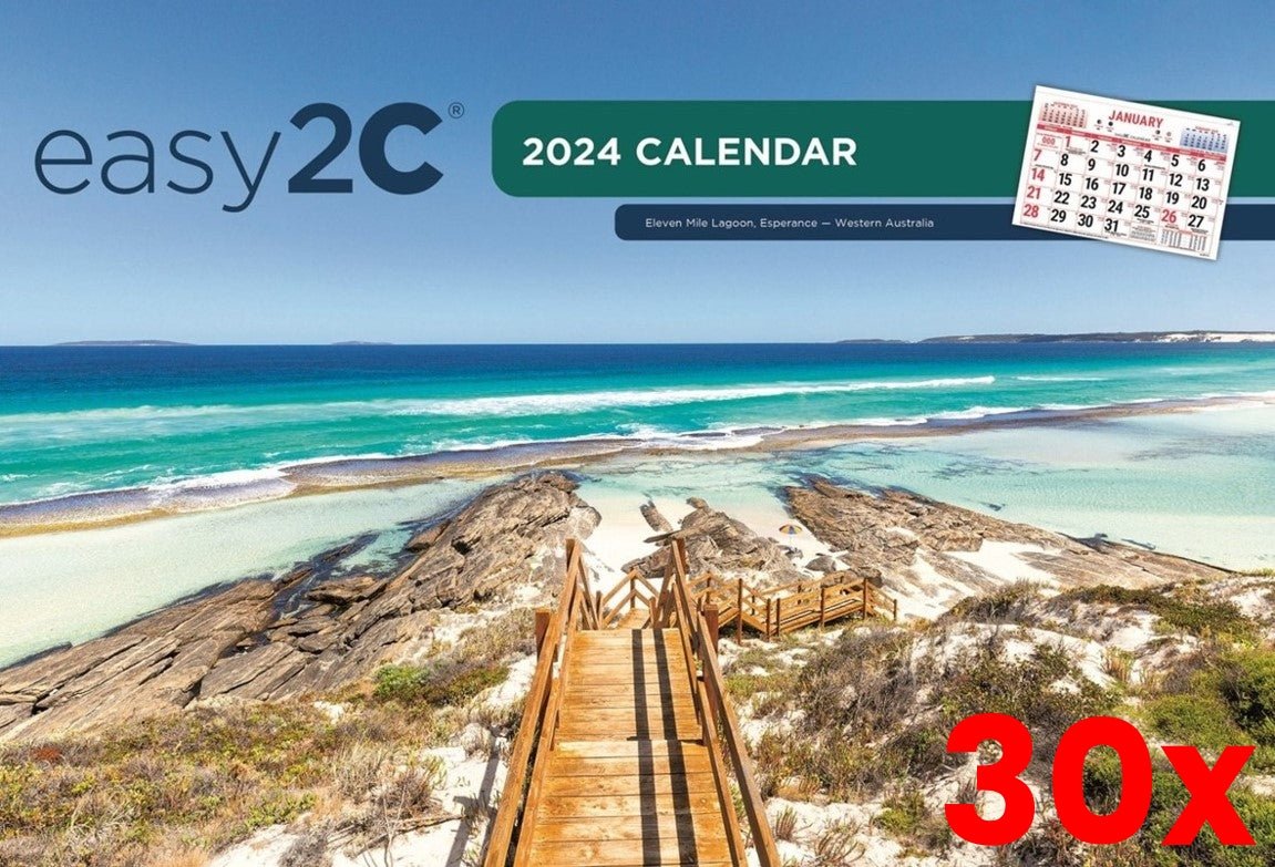 30 X CALENDAR 2026 EASY2C
