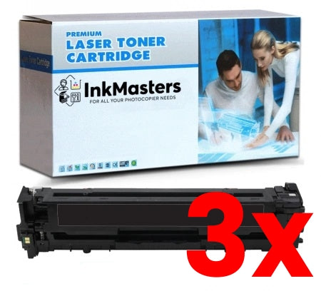3 X HP 76X CF276X Compatible Black Toner 10,000 Page