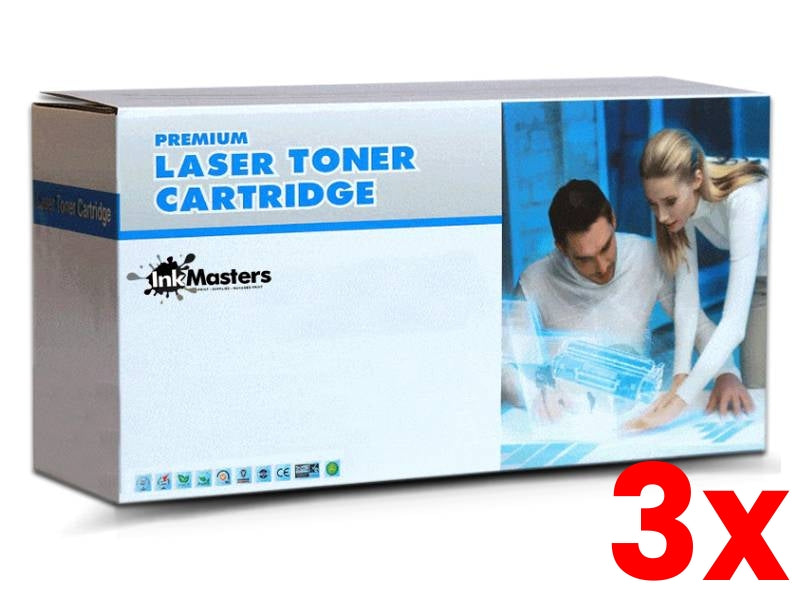 3 X HP 12A Q2612A Compatible Black Toner Cartridge 2,000 Page