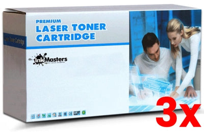 3 X Kyocera TK1129 Black Compatible Toner Kit 2,100 Prints