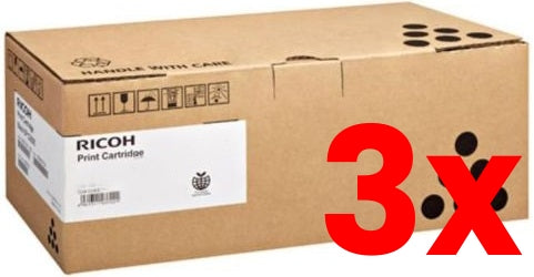 3 X Genuine Ricoh P800 P801 Black Toner Cartridge 418479 25,000 Print