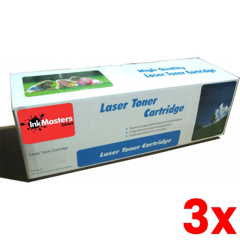 3 X Kyocera TK544K Compatible Black Toner Cartridge 5,000 Print