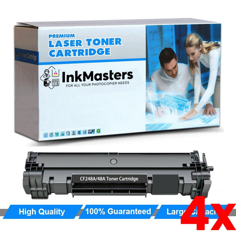 4 X HP 48A CF248A Compatible Toner Cartridge - 1,000 Print