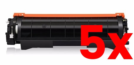 5 X HP 30X CF230X Compatible Toner Cartridge 3,500 Prints