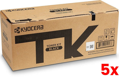 5 X Genuine Kyocera TK-1264 Black Toner Kit 10,000 Print