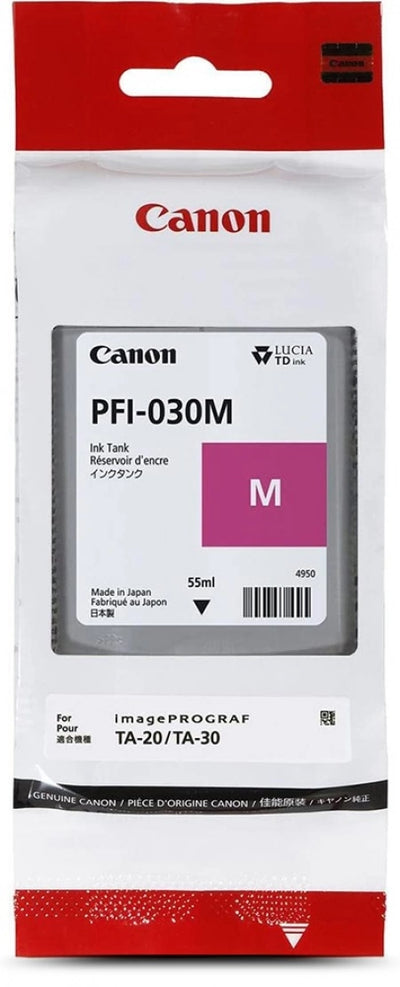 Genuine Canon PFI030 Magenta Ink Tank 55ml
