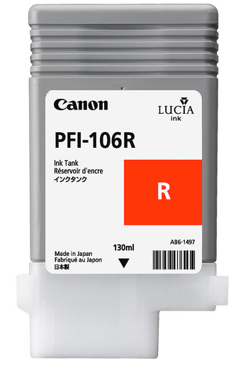 Canon PFI106R Red Genuine Ink Cartridge 130m