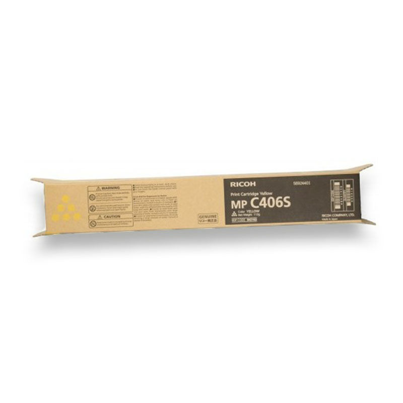 Genuine Ricoh 842102 Yellow Toner Cartridge MP C406S 17K Print Yield