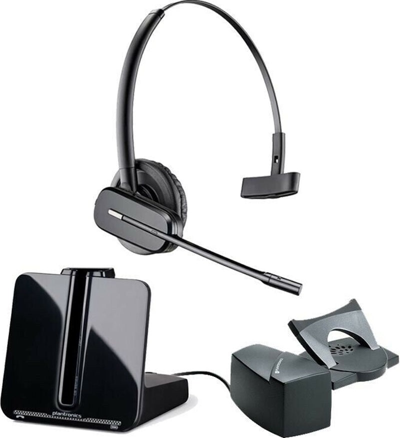 Plantronics C054A CS540A Wireless Headset, Base, AC Charger, Phone Cable, HL10 Lifter Refurbished