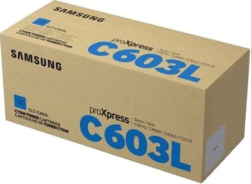 Genuine Samsung CLTC603L cyan toner Cartridge 10,000 Pages SLC4010 SLC4060