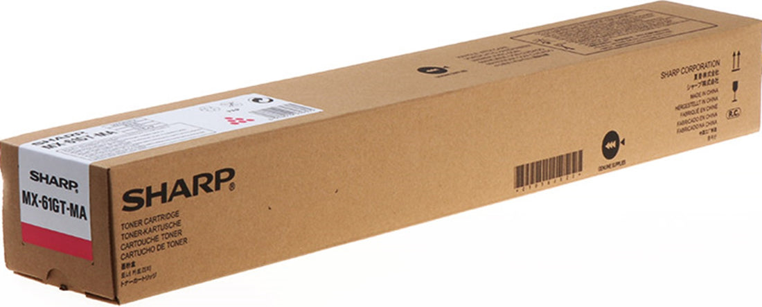 Genuine Sharp MX-60/61GTMA Magenta Toner Cartridge 24,000 Page