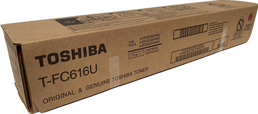 Genuine Toshiba T-FC616P-M Magenta Toner Cartridge