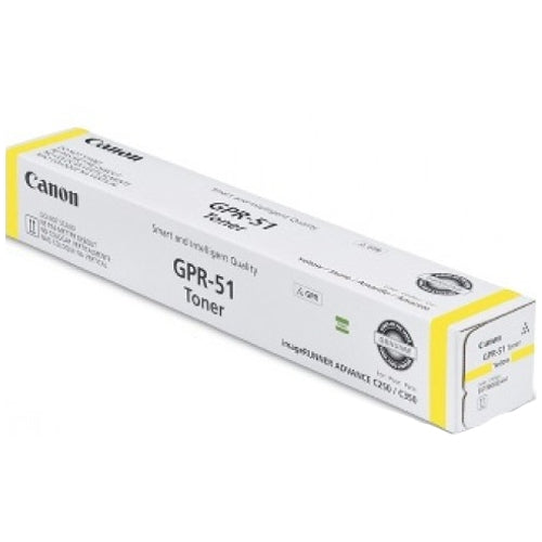 Genuine Canon NPG65 TG65Y GPR51 Yellow Toner Cartridge IR-ADV C250/255/350/355 21,500 Print