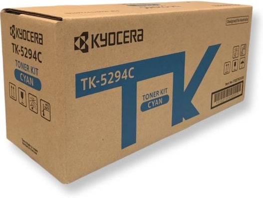 Genuine Kyocera TK-5294C Cyan Toner Cartridge 13,000 Print