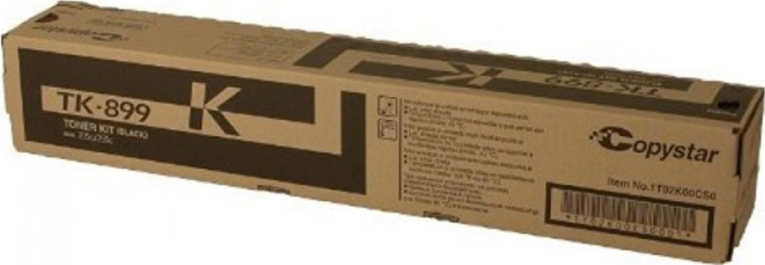 Genuine Kyocera TK-899K Black Toner Cartridge 12K Print Yield