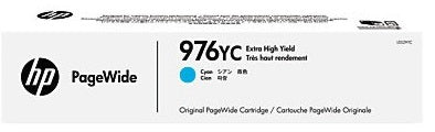 Genuine HP 976YC Cyan High Yield Inkjet Cartridge 16,000 Prints L0S29YC