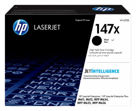 Genuine HP 147X W1470X High Yield Toner Cartridge 25,200 Pages