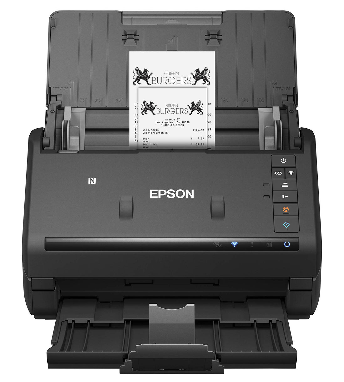 Epson WorkForce ES-500WR Wireless Receipt Accounting Document Scanner 35pp