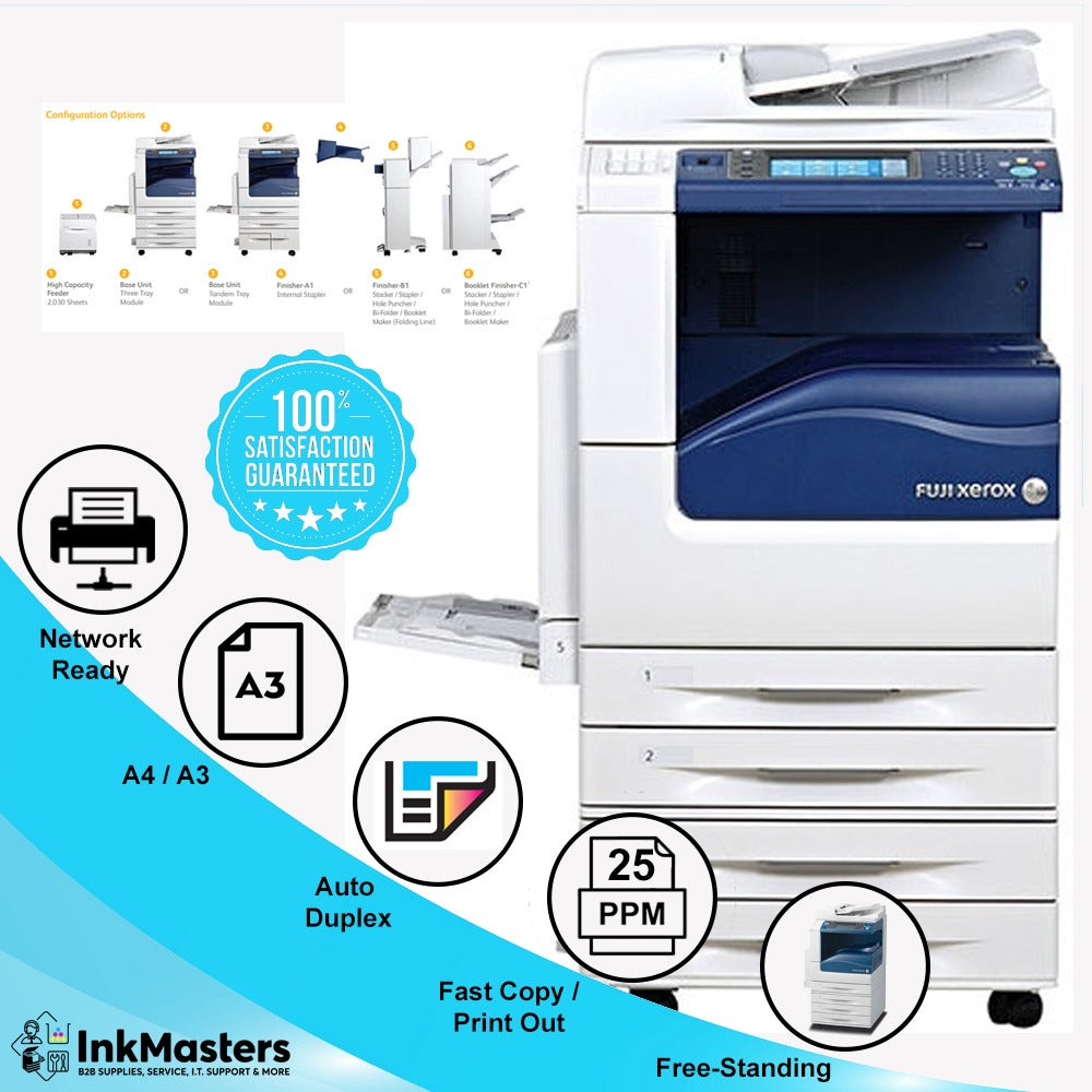 A3 Fuji Xerox DocuCentre IV C3370 35ppm A3 Colour Laser all-in-one Photocopier Refurbish