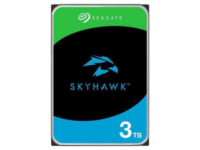 SEAGATE SKYHAWK 3TB SURVEILLANCE 180TB/YR 64MB CACHE 3YRS WARRANTY