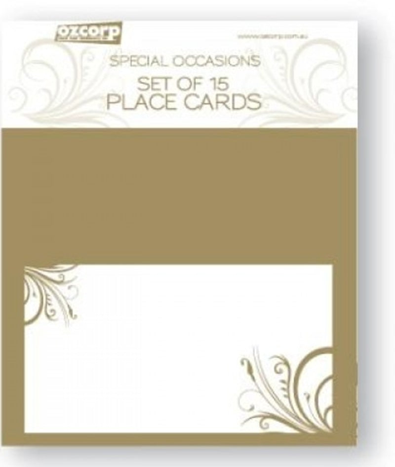 Ozcorp Gold Place Card Set