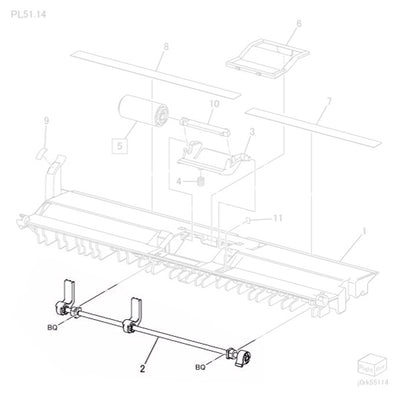 Genuine Fuji Xerox Set Gate, Retard Chute 050K64260