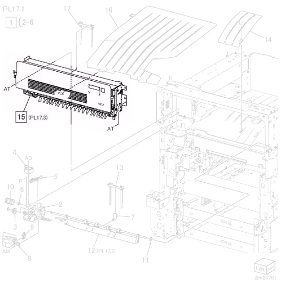 Fuji Xerox IV C2260 Exit 2 Assembly (059K66963)