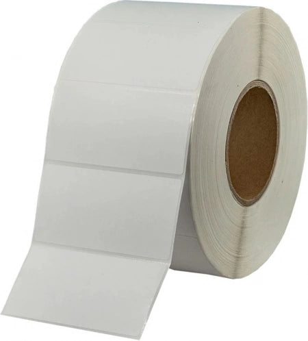100 x 50mm Direct Thermal Perforated Labels - 3000/Roll - 76mm Core, Permanent Sticky
