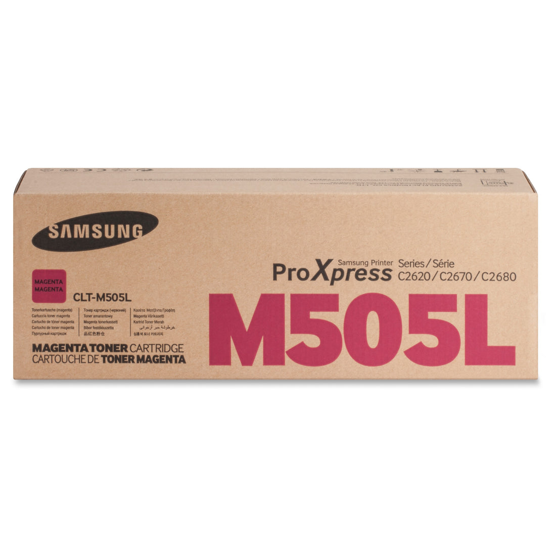 Genuine Samsung SLC2620 SLC2670 SLC2680 CLTM505L Magenta Toner Cartridge 3,500 Print