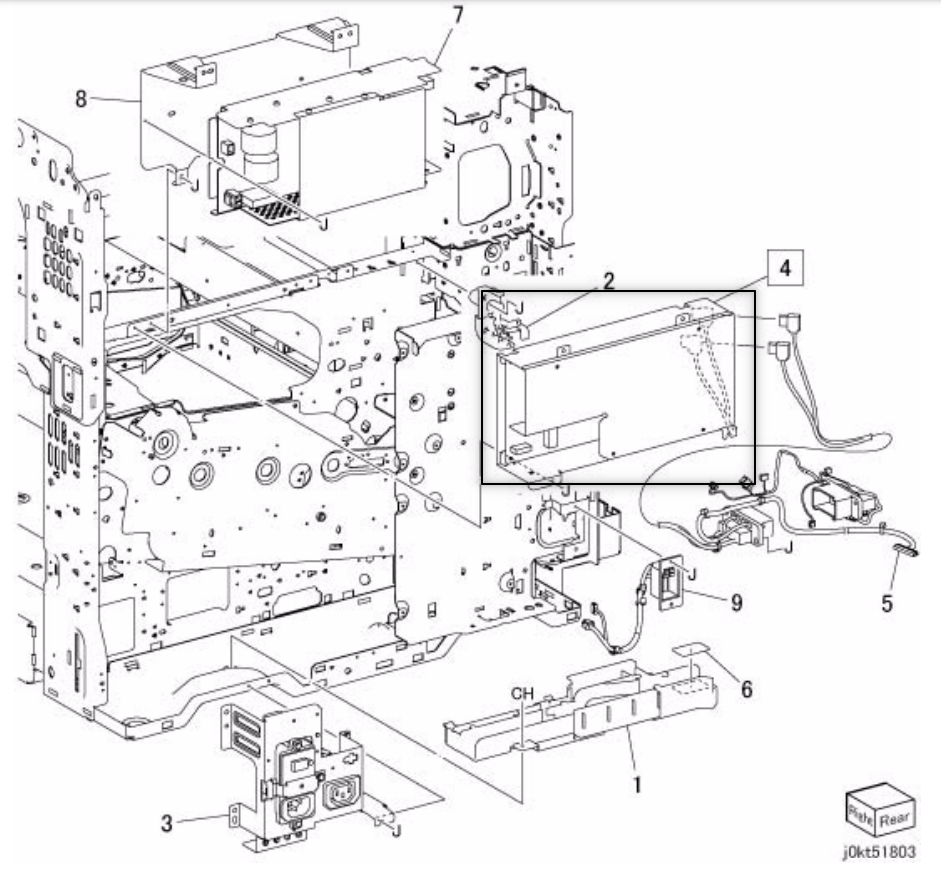 Fuji Xerox IV C2275, C3373, C3375, C4475, C5575 IH DRIVER PWB (105E20630, 105E21094)