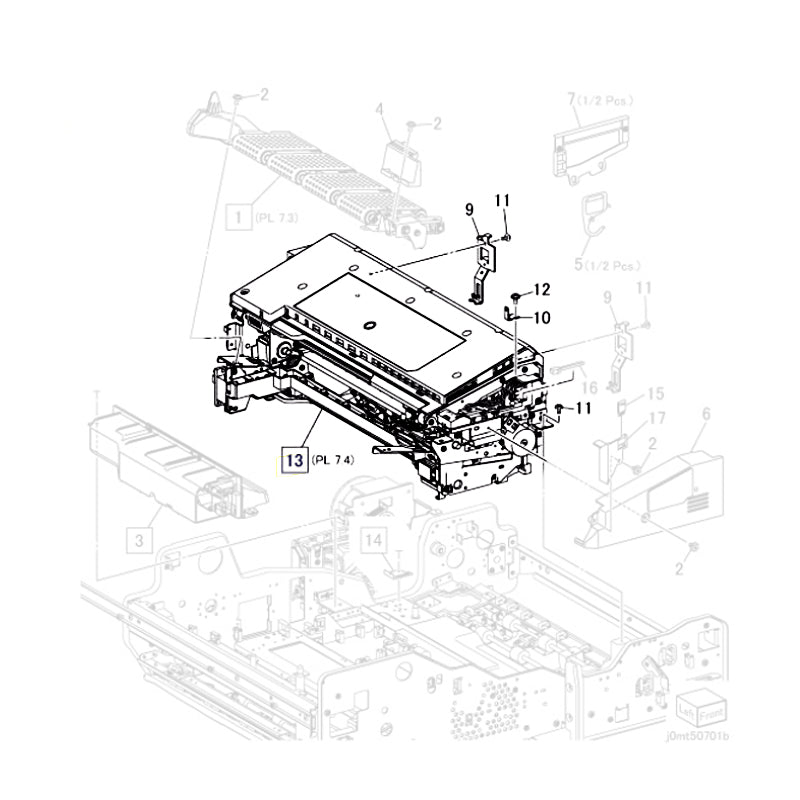 Fuji Xerox V80 Fuser Unit Kit (126K34414, 126K39430)