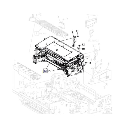 Fuji Xerox V80 Fuser Unit Kit (126K34414, 126K39430)