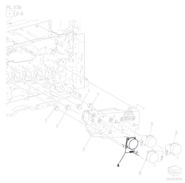 Fuji Xerox IBT Drive Motor 127K58720