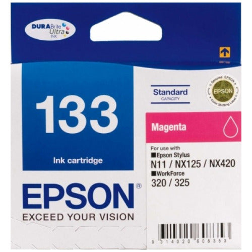 Epson T1333 C13T133392 Magenta Genuine Ink Cartridge 300 Print