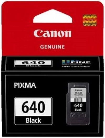 Genuine Canon PG640 Black Ink Cartridge 180 Prints